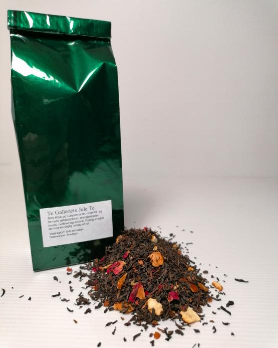100 gram sort jule te med appelsin og nelliker