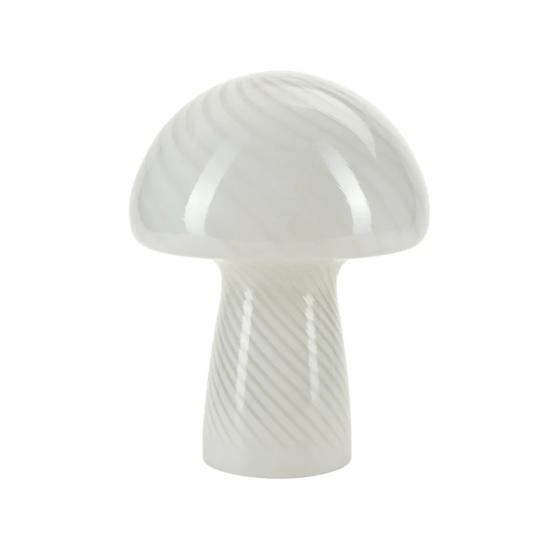 Hvid mushroom lampe
Svampelampe