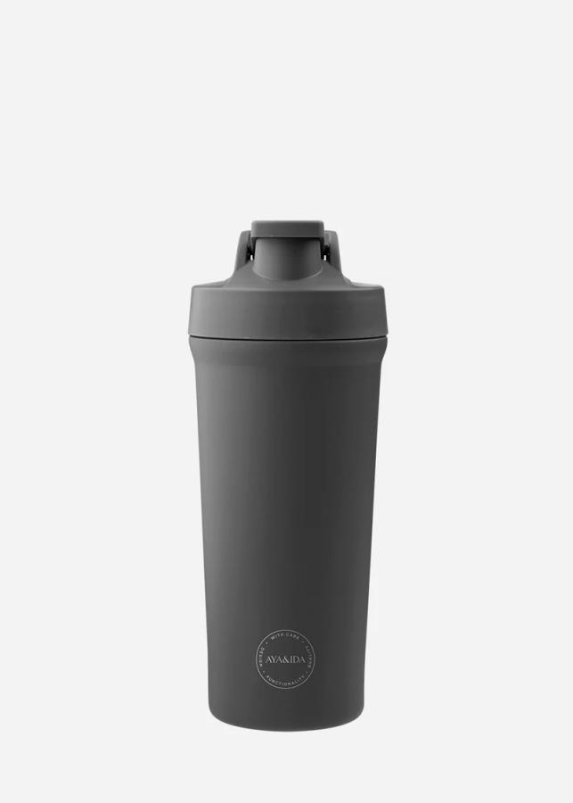 Aya & Ida
shaker bottle 
dark grey