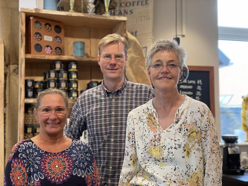 Medarbejdere i kafferisteriet