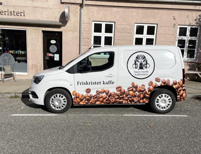 Vi leverer også gerne kaffen