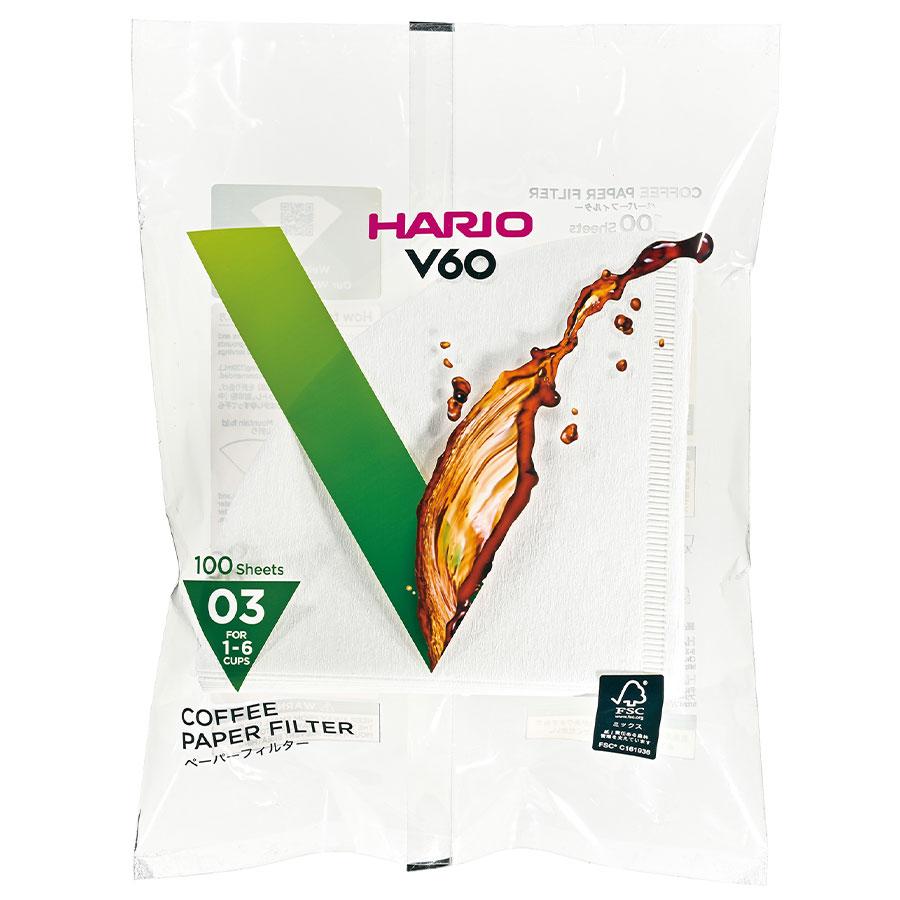  Hario Filter Papir - 3 kop